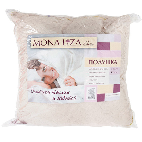 подушка 70х70 mona liza